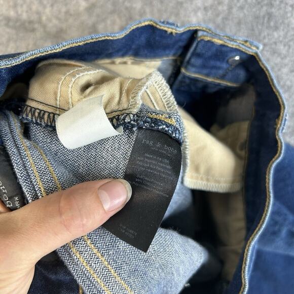 Rag & Bone Jeans Womens 30 Justine High-rise Cropped Flare-leg Jeans In Gem - Picture 8 of 10